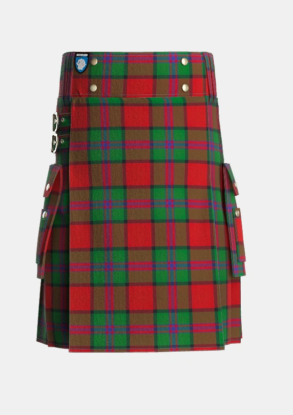 Utility_Plummer_Personal_Tartan_5947_kilt_front_image_with_pleated_design_and_adjustable_buckles_for_men