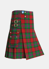 Utility_Plummer_Personal_Tartan_5947_kilt_side_image_with_pleated_design_and_adjustable_buckles_for_men
