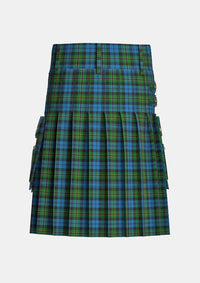 Utility_Polaris_Military_Tartan_222_kilt_back_image_with_pleated_design_and_adjustable_buckles_for_men