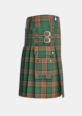 Utility_Pollock_tartan_867_kilt_right_image_with_pleated_design_and_adjustable_buckles_for_men