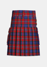 Utility_Porsche_Bank_Austria_Tartan_11597_kilt_back_image_with_pleated_design_and_adjustable_buckles_for_men