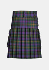 Utility_Price_Powell_Tartan_10295_kilt_back_image_with_pleated_design_and_adjustable_buckles_for_men
