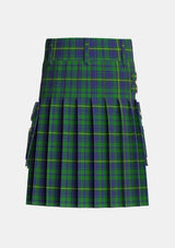 Utility_Princess_Beatrice_Hunting_Tartan_545_kilt_back_image_with_pleated_design_and_adjustable_buckles_for_men