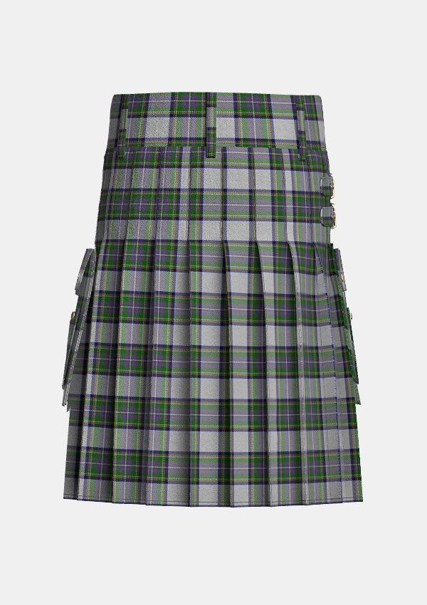 Utility_Pritchard_Tartan_4172_kilt_back_image_with_pleated_design_and_adjustable_buckles_for_men
