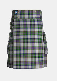 Utility_Pritchard_Tartan_4172_kilt_front_image_with_pleated_design_and_adjustable_buckles_for_men