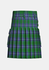 Utility_Proudfoot_Tartan_14703_kilt_back_image_with_pleated_design_and_adjustable_buckles_for_men