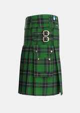 Utility_Raeside_Tartan_6633_kilt_right_image_with_pleated_design_and_adjustable_buckles_for_men