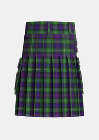 Utility_Rankin_Dalgleish_Tartan_5440_kilt_back_image_with_pleated_design_and_adjustable_buckles_for_men