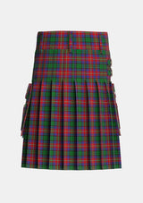 Utility_Rattray_of_Lude_Tartan_1096_kilt_back_image_with_pleated_design_and_adjustable_buckles_for_men
