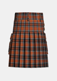Utility_Read_Peter_Dress_Tartan_11008_kilt_back_image_with_pleated_design_and_adjustable_buckles_for_men