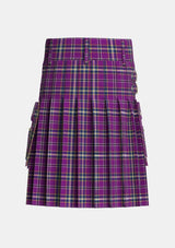 Utility_Regan_ORiagain_Tartan_4020_kilt_back_image_with_pleated_design_and_adjustable_buckles_for_men