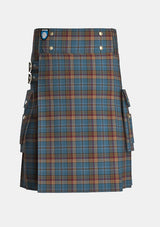 Utility_Renton_Tartan_7192_kilt_front_image_with_pleated_design_and_adjustable_buckles_for_men