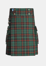 Utility_Renwick_Tartan_787_kilt_front_image_with_pleated_design_and_adjustable_buckles_for_men