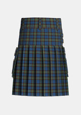 Utility_Riddoch_Tartan_3316_kilt_back_image_with_pleated_design_and_adjustable_buckles_for_men