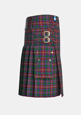 Utility_Ritchie_Tartan_5412_kilt_right_image_with_pleated_design_and_adjustable_buckles_for_men