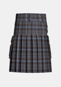 Utility_Rivers_of_Scotland_tartan_kilt_back_image_with_pleated_design_and_adjustable_buckles_for_men