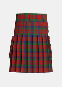 Utility_Robertson_2_Tartan_1501_kilt_back_image_with_pleated_design_and_adjustable_buckles_for_men