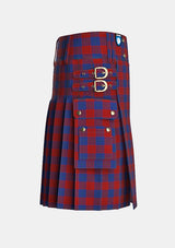 Utility_Robinson_Dress_tartan_739_kilt_right_image_with_pleated_design_and_adjustable_buckles_for_men