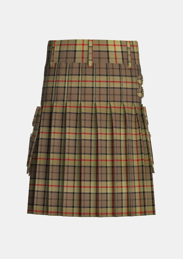 Utility_Rogers_C_Tartan_12372_kilt_back_image_with_pleated_design_and_adjustable_buckles_for_men