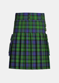 Utility_Rollo_Tartan_1971_kilt_back_image_with_pleated_design_and_adjustable_buckles_for_men