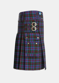 Utility_Sandberg_Tartan_6860_kilt_right_image_with_pleated_design_and_adjustable_buckles_for_men