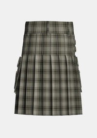 Utility_Saunders_Tartan_10109_kilt_back_image_with_pleated_design_and_adjustable_buckles_for_men