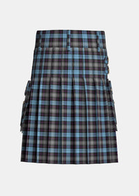 Utility_Scotsburn_Croft_Tartan_11208_kilt_back_image_with_pleated_design_and_adjustable_buckles_for_men