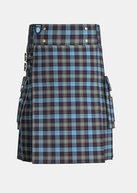 Utility_Scotsburn_Croft_Tartan_11208_kilt_front_image_with_pleated_design_and_adjustable_buckles_for_men