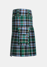 Utility_Scottish_Colorado_State_Tartan_kilt_left_image_with_pleated_design_and_adjustable_buckles_for_men