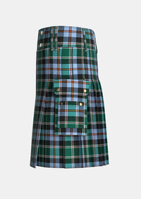 Utility_Scottish_Colorado_State_Tartan_kilt_left_image_with_pleated_design_and_adjustable_buckles_for_men