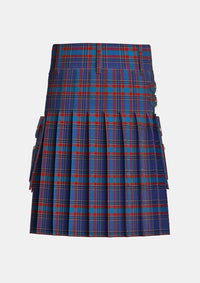Utility_Selkirk_Tartan_2304_kilt_back_image_with_pleated_design_and_adjustable_buckles_for_men