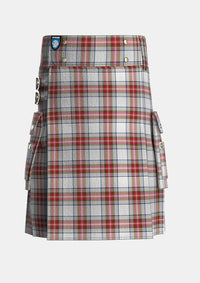 Utility_Seller_Reproduction_Dress_Tartan_1811_kilt_front_image_with_pleated_design_and_adjustable_buckles_for_men