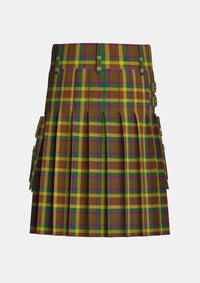 Utility_Shannon_Tartan_7725_kilt_back_image_with_pleated_design_and_adjustable_buckles_for_men