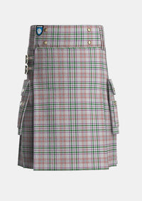 Utility_Shaw_Dress_Personal_Tartan_6381_kilt_front_image_with_pleated_design_and_adjustable_buckles_for_men