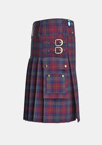 Utility_Shields_J_Family_Tartan_13869_kilt_right_image_with_pleated_design_and_adjustable_buckles_for_men