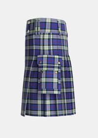 Utility_Sinclair_Dress_Dance_Tartan_2434_kilt_left_image_with_pleated_design_and_adjustable_buckles_for_men