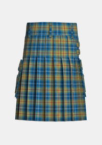 Utility_Sir_Sean_Connery_Commemorative_Tartan_13247_kilt_back_image_with_pleated_design_and_adjustable_buckles_for_men