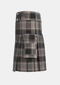 Utility_Sobieski_Stewart_Tartan_7096_kilt_left_image_with_pleated_design_and_adjustable_buckles_for_men