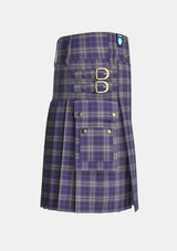 Utility_Spirit_of_Glasgow_Tartan_13473_kilt_right_image_with_pleated_design_and_adjustable_buckles_for_men