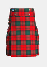 Utility_Stewart_Of_Atholl_Tartan_802_kilt_front_image_with_pleated_design_and_adjustable_buckles_for_men
