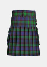 Utility_Stewart_Old_Tartan_319_kilt_back_image_with_pleated_design_and_adjustable_buckles_for_men