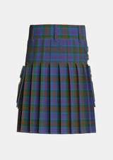 Utility_Stewart_of_Appin_2_Tartan_428_kilt_back_image_with_pleated_design_and_adjustable_buckles_for_men