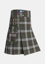 Utility_Stewart_of_Appin_Dress_1_Tartan_924_kilt_side_image_with_pleated_design_and_adjustable_buckles_for_men