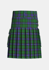 Utility_Storrie_Tartan_3107_kilt_back_image_with_pleated_design_and_adjustable_buckles_for_men
