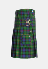 Utility_Tait_1_Tartan_5949_kilt_right_image_with_pleated_design_and_adjustable_buckles_for_men