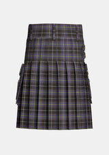 Utility_Teylu_Coleman_Tartan_10792_kilt_back_image_with_pleated_design_and_adjustable_buckles_for_men
