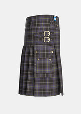 Utility_Teylu_Coleman_Tartan_10792_kilt_right_image_with_pleated_design_and_adjustable_buckles_for_men