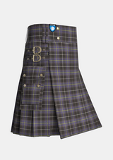 Utility_Teylu_Coleman_Tartan_10792_kilt_side_image_with_pleated_design_and_adjustable_buckles_for_men