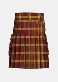 Utility_Thom_Calum_Tartan_11336_kilt_back_image_with_pleated_design_and_adjustable_buckles_for_men