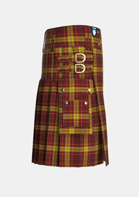 Utility_Thom_Calum_Tartan_11336_kilt_right_image_with_pleated_design_and_adjustable_buckles_for_men